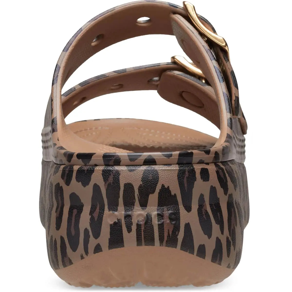 Crocs Women'S Saturday Metallic Buckle Platform Sandals