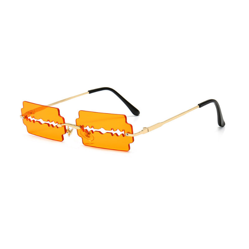 Trendy Hollow Blade Style Sunglasses for Fashionistas